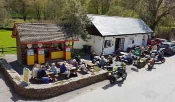 Withypool Tea Room, Biker Friendly, Exmoor, Somerset