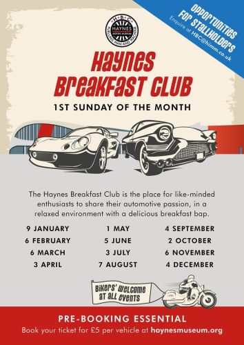 Haynes International Motor Museum, Breakfast Club 2021