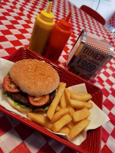 Pitstop Diner, Burgers, Fries, Biker Friendly, Leyland, Lancashire