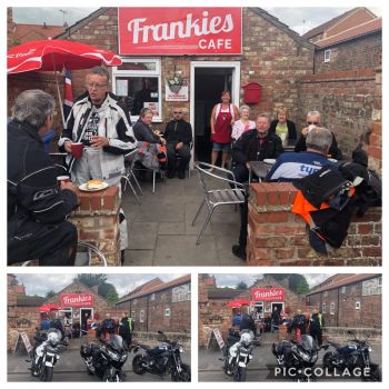 Frankies Cafe, Bikers Welcome, Driffield, Yorkshire