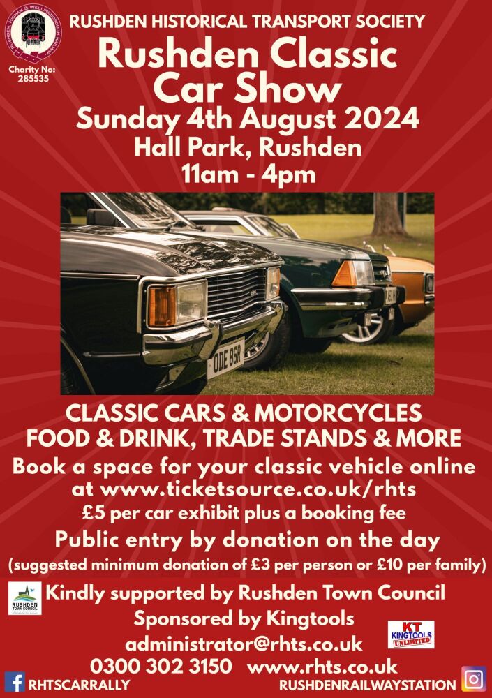 Rushden Classic Car and Bike Show, Northamptonshire