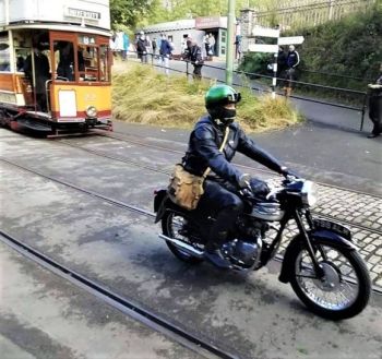 Classic Motorcycle Event, Crich Tramway Village, National Tramway Museum