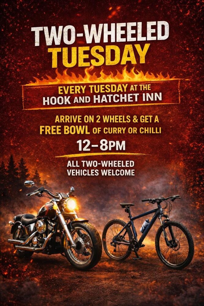 Hook and Hatchet Inn, Two Wheeled Tuesdays Bike meet, Hucking, Maidstone, K