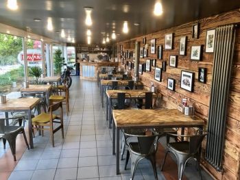 Baffles Cafe at Davant Bikes, Torquay, Devon