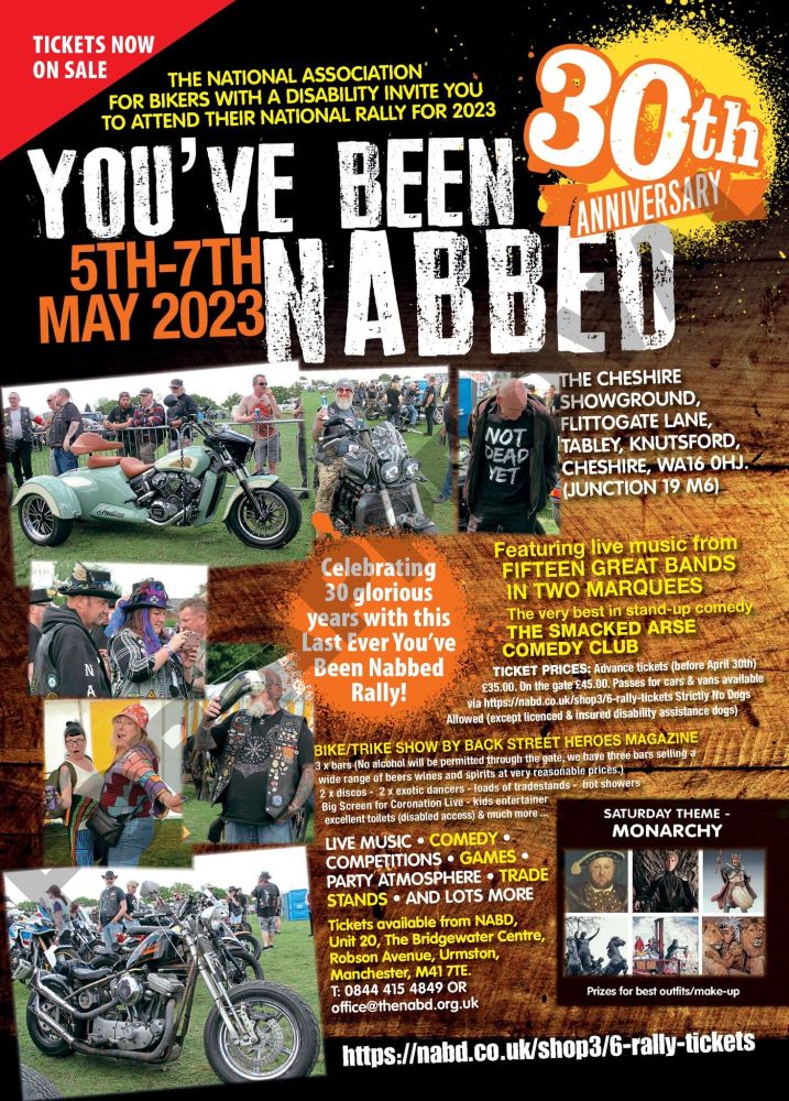 Youve Been Nabbed 30 - National Association for Bikers with a Disability