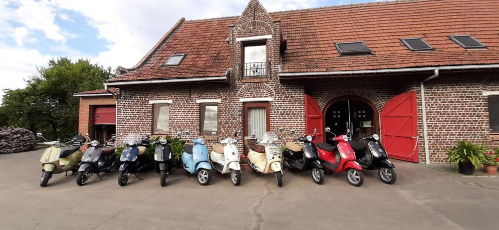 Varlet Farm, Bikers Welcome, parking, Poelkapelle, Belgium, Ypres
