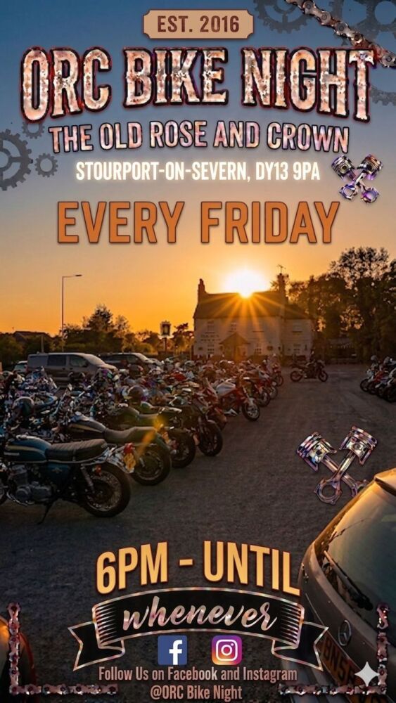 The Old Rose And Crown At Stourport, Friday Nike Night