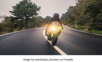 Want to attend a motorcycle event in the UK - Motorcycle on the road, front