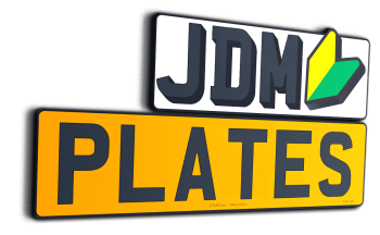 JDM Plates, Small Motorbike Number Plates