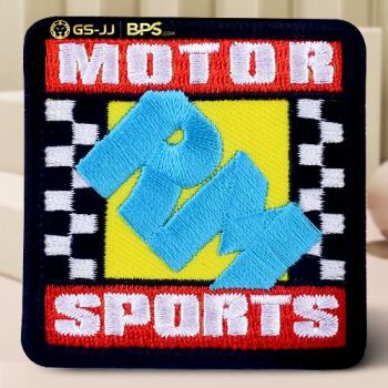 GS-JJ, Custom embroidered motorbike vest patches, Sports,