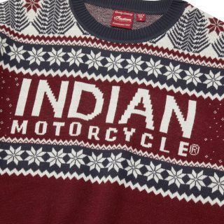 Rev Up the Holidays with the new Unisex Indian Motorcycle Holiday Sweater