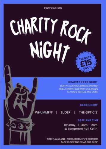 Charity Rock Night from Dustys Customs