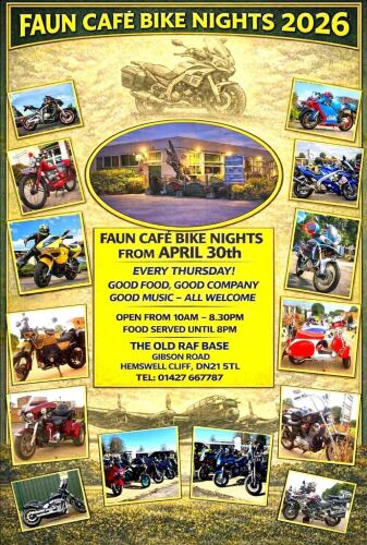 FAUN CAFE BIKE NIGHTS 2024 Thursday