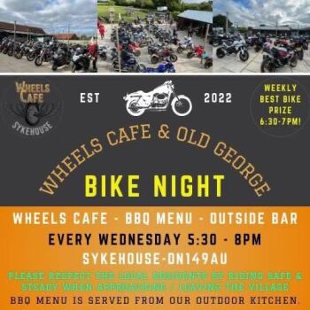 The Old George Inn, Bike Night, Shambles Cafe