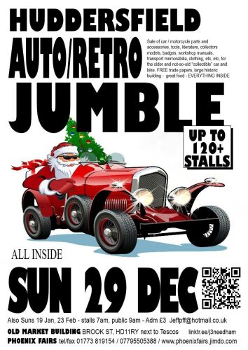 Huddersfield Auto Retro Jumble , December 2024