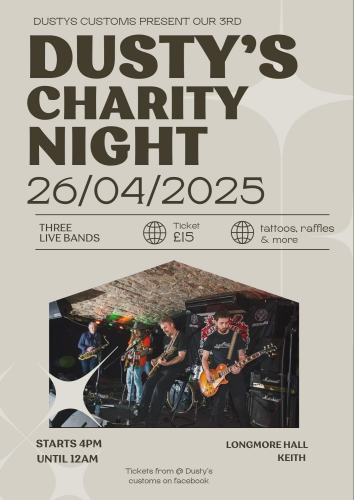 Charity Rock Night from Dustys Customs