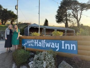 Two Hoots at The Halfway Inn, Aberystwyth, Ceredigion, Wales