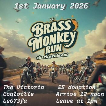 Brass Monkey Run. The Vic Bikers Pub 
