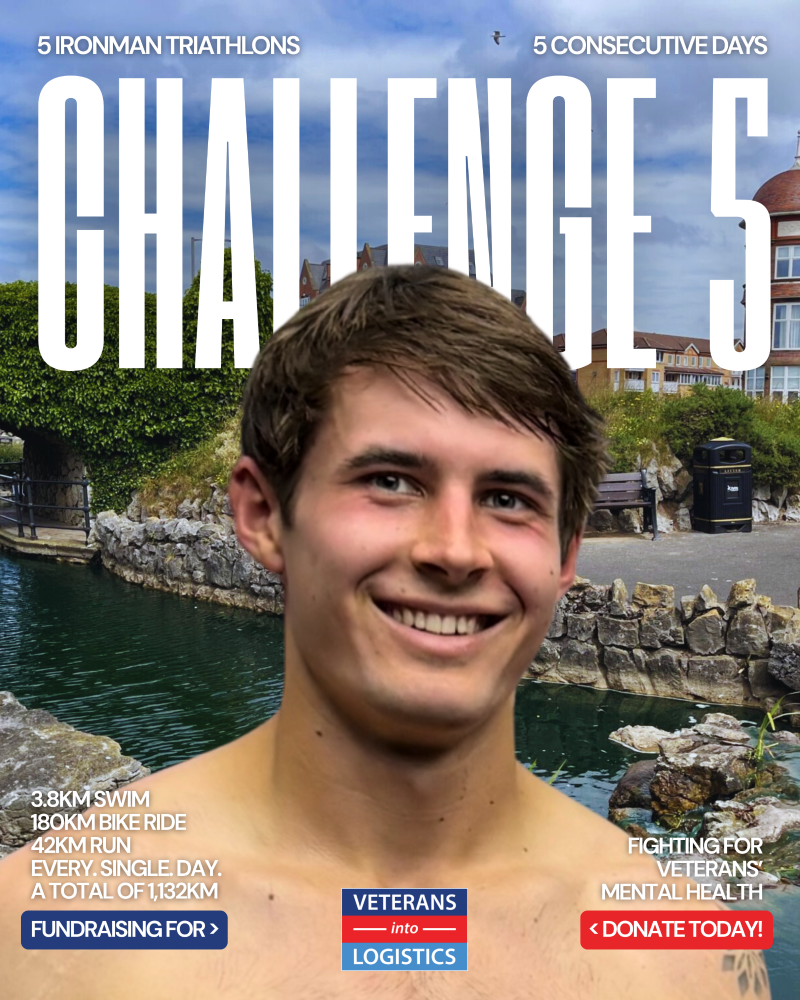 5 Ironman triathlons in 5 days for Veterans into Logistics