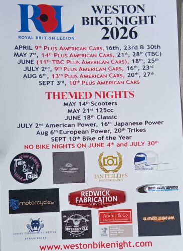 Weston Bike Night 2026