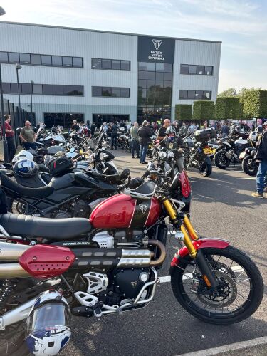 Triumph Motorcycles Factory, Wednesday Bike Meet