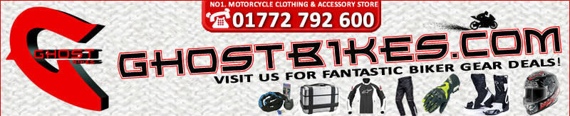 Ghost Bikes, motorcycle clothing, accessories, Helmets, Thermals, Luggage