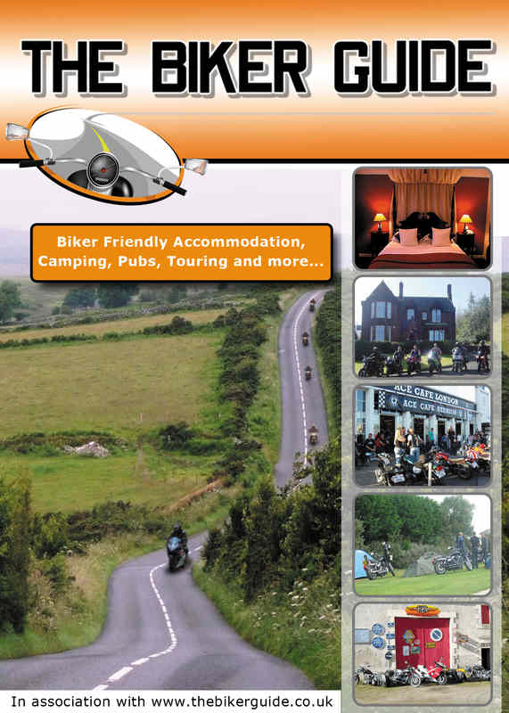 THE BIKER GUIDE - booklet sample front cover