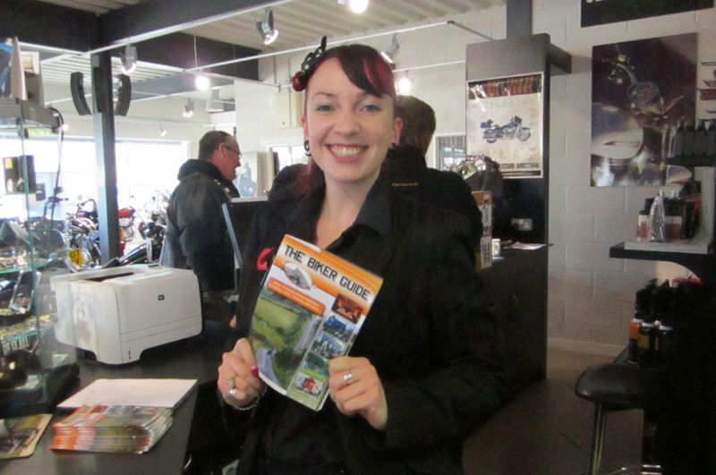 THE BIKER GUIDE booklet @ Chester Harley-Davidson