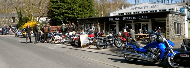 Filling Station Cafe, Biker Friendly, Cumbria, Lake District