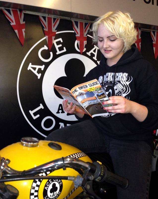 THE BIKER GUIDE booklet @ Ace Cafe, London