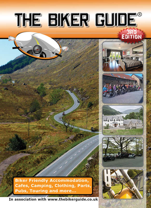 THE BIKER GUIDE - 3rd edition, booklet front cover