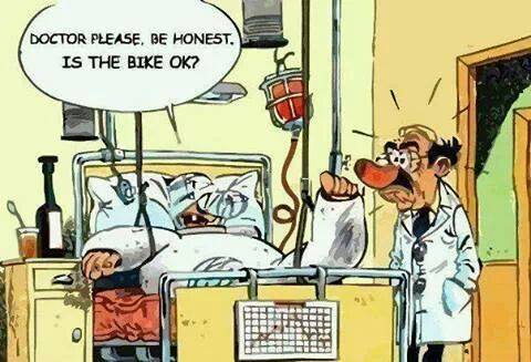 Doctor is the bike okay