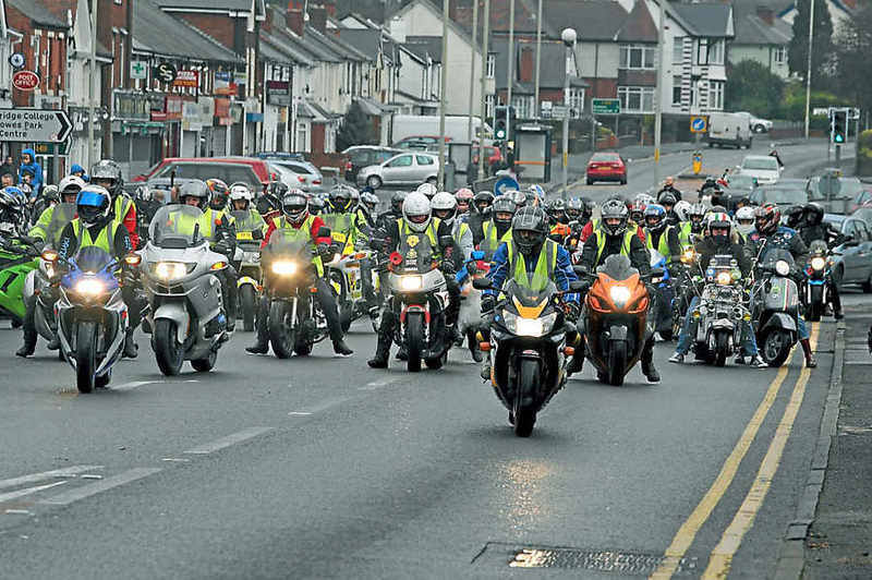 s Harley Davidson wish fulfilled as 400 bikes ride out