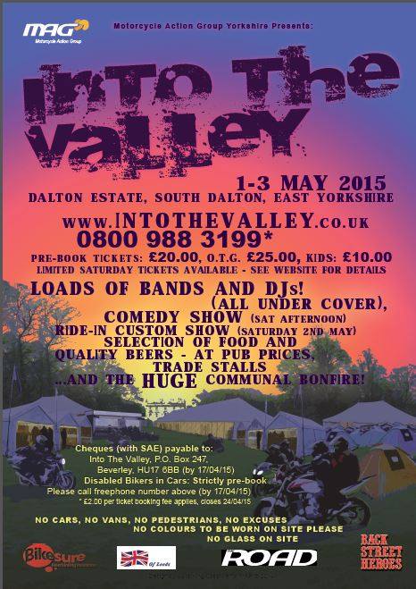 Into the Valley, Motorcycle Action Group , Beverley, East Yorkshire, 2014