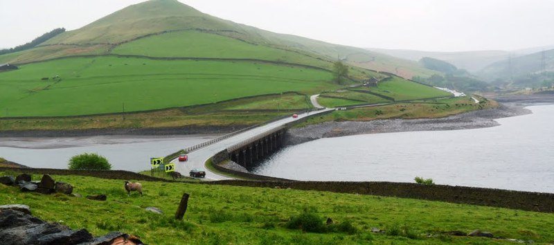Woodhead Pass, over the Reservoir