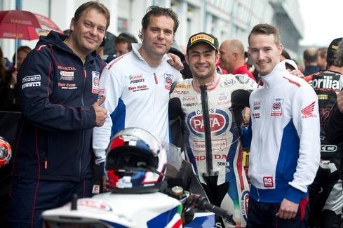 Haslam back to the podium with Pata Honda