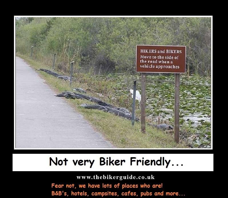 Not very Biker Friendly - Fear not