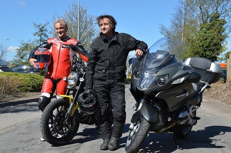 Bike4Life Ride Out Carl Fogarty and Richard Hammond