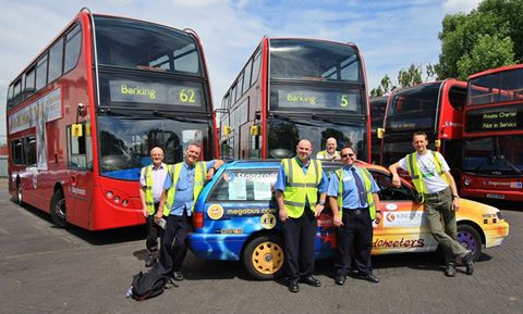 Bus depot visit