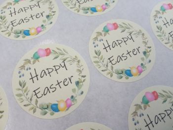 35mm 'Happy Easter' Sticker