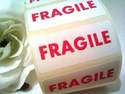 FRAGILE Stickers 44mm x 19mm