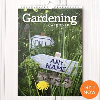 Visit Getting Personal to see their range of personalised garden calendars