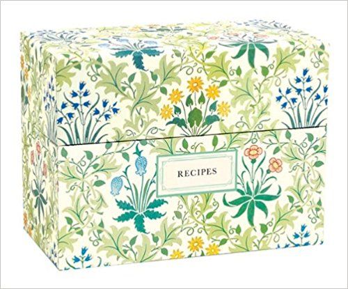 V&A William Morris Recipe Box  from Amazon