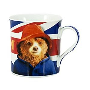 Official Paddington Bear Movie Mug Cup Bone China Licenced Merchandise Union Jack Flag