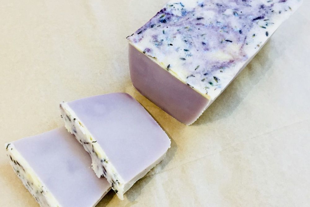 Organic Lavender Cocoa Butter Soap Loaf Home Crafting Kit