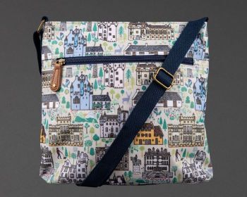 Buildings In Trust Oilcloth Cross Body Bag