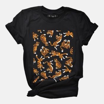 Big Cats (Tigers) organic t-shirt from Kind Clothing