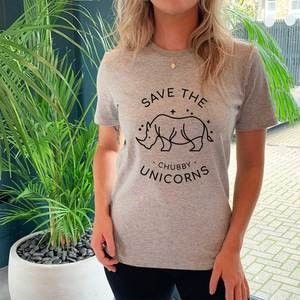Save The Chubby Unicorns - Organic Cotton T-Shirt