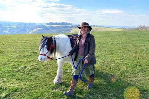 Overnight Glamping Break and Pony Walk with The Ancient Trails Company for Two People