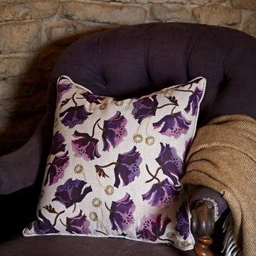 There's also this very pretty Purple Poppies Cushion